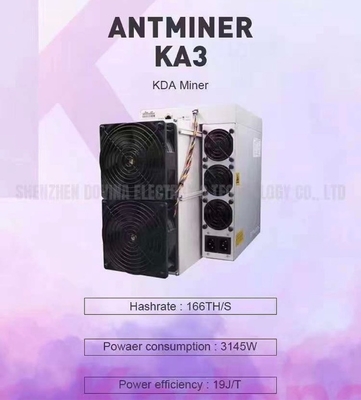 Antminer KA3 166T Crypto Mining Machine Mining Plan Asic Blockchain Kadena Miners