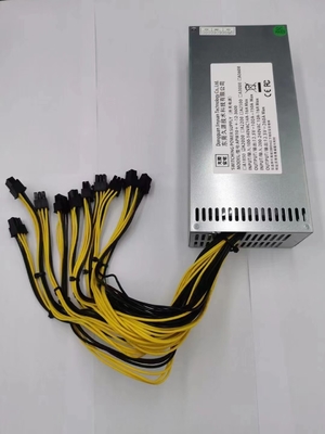 2U 2000W Asic Miner Power Supply With 10x6PIN Connectors Output